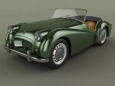 Triumph TR2 3D model