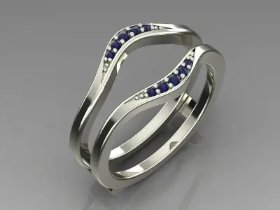 Band Ring 3D print model