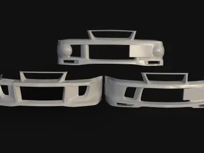 Body kit Mitsubishi Lancer VI Bumper 3D model