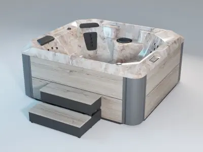 Jacuzzi Hot Tub Value 3 Seat  3D model
