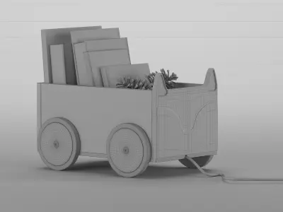 fox baby car 3D model