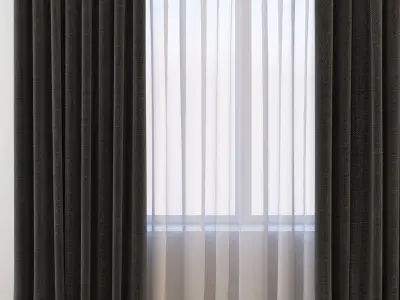 Set 27 Curtains 3D model