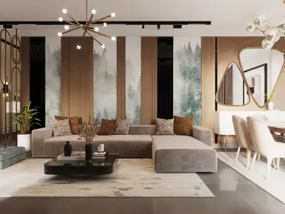 Reception And Kitchen  3D model