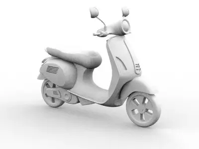 Vespa 3D Model 3D model