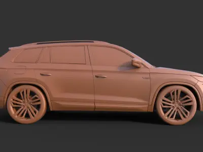 Skoda Kodiaq 2020 3D print model