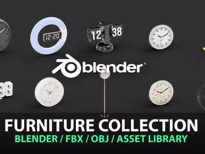 Clock Model Collection Vol 34 3D model