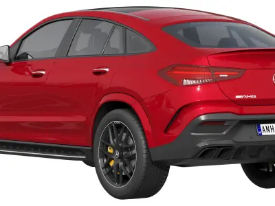 Mercedes-Benz GLE63S AMG Coupe 2024 3D model