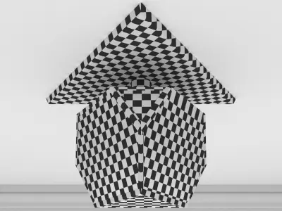 Ceiling Lamp - YVES FLUSHMOUNT - 3ds Max 3D model