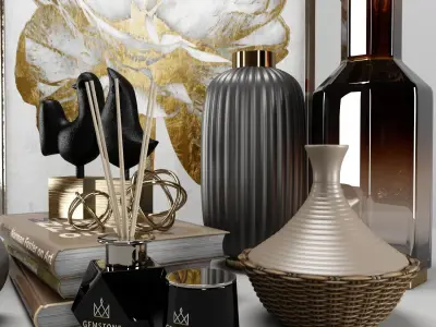 decorative set05 3D model