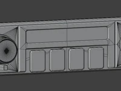 Car Radio Bylina 315 3D model