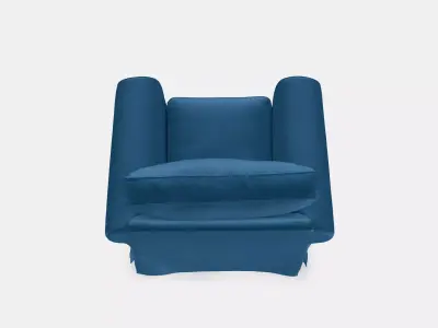 EKTORP Armchair 3 Low-poly 3D model