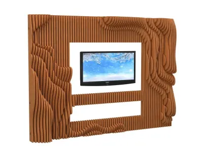 Parametric TV 3D model 08 3D model