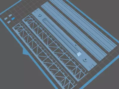 N Scale Australian Train Car Carrier 3D print model