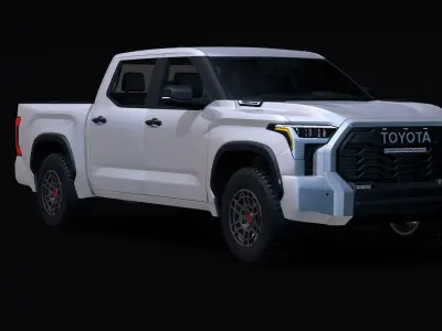 2022 Toyota Tundra Low-poly 3D model