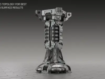 Sci-Fi Industrial Object 06 3D model