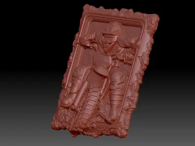 motorcyclist 3D print model
