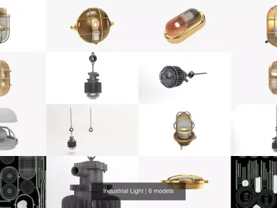 Industrial Light 3D Model Collection