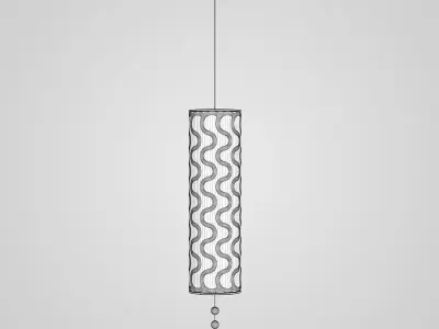 Hanging Decorative Lamp 06 3D model