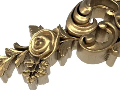  decorative pattern ready for 3D printing 3D model 136