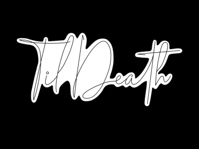 Til Death Neon Sign 3D model