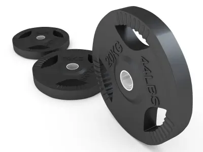 Gym Weight Plates 3D model