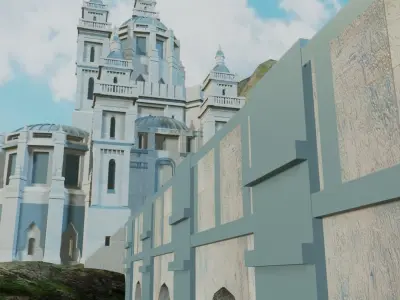 Fantasy castle  3D model