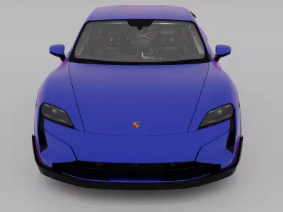 Porsche Taycan Turbo GT 3D model purchase