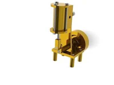 Steam engine  3D model