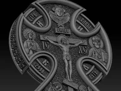 cross 3D print model