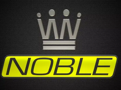 noble logo 3D model