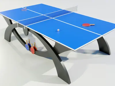 Ping Pong Table 3D model