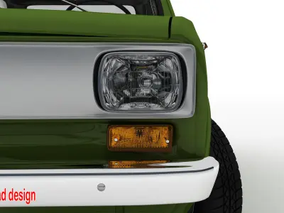 seat 133 1979 3D model