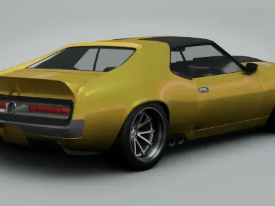 AMC Javelin  AMX Ringbrothers  Defiant  1972  3D model
