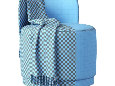 Pouf Andrew Martin 3D model