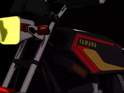 Yamaha RX king 3D model