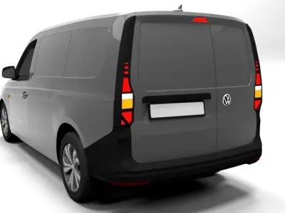 VW CADDY MAXI 2021 Low-poly 3D model