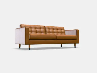 LANDSKRONA 3-seat sofa 7 Low-poly 3D model
