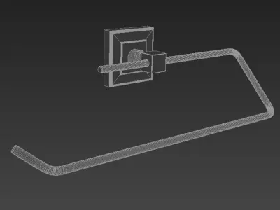 Violet Paper Towel Capless 3D model
