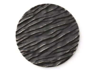 Wall art panel 04 Round wave 3D model