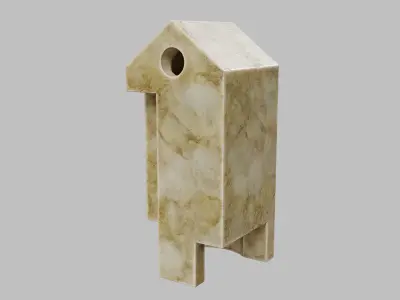 Village Lighthouse Deco 3D model