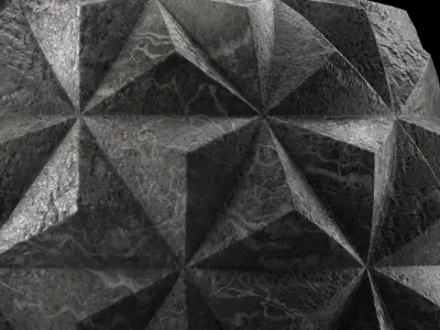 Stone Wall Materials 102- Decorative Pattern - Pbr 4k Seamless Texture