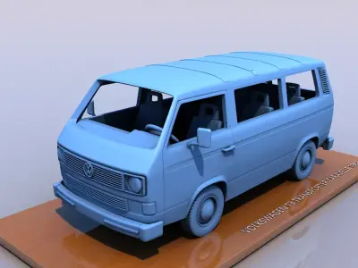 Volkswagen T3 Transporter Carevelle 1982 3D print model