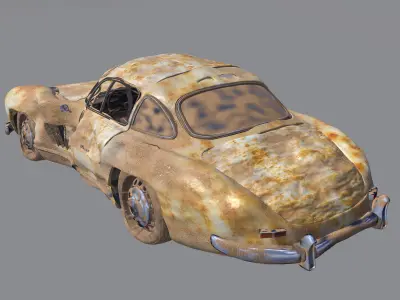 wreck car 3 3D model