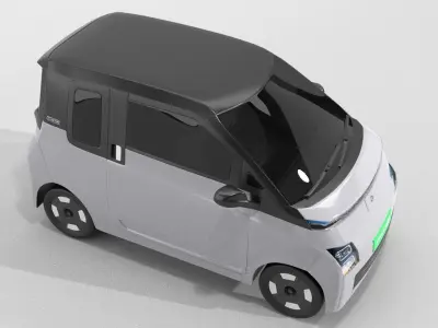 MG Comet Electrick Car Light Gray 3D model