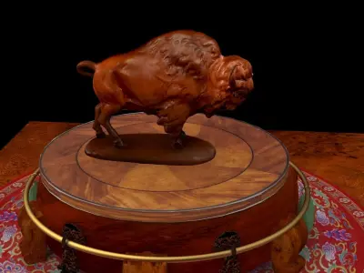 Yellowstone Bison 3D model figure 3D model