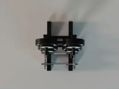 Adjustable Dumbbells Rack Weight Holder 3D model