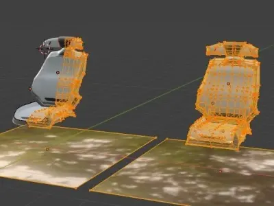 Car seat concept model - Concept EON 3D model