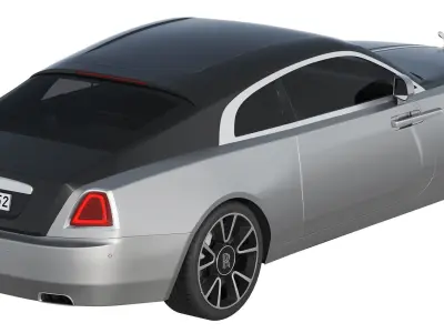 Wraith luxury coupe 3D model