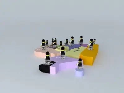 Health posts and calls the City of Castro Free 3D model