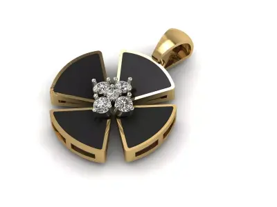 Pendants and earrings and ring 3D print model